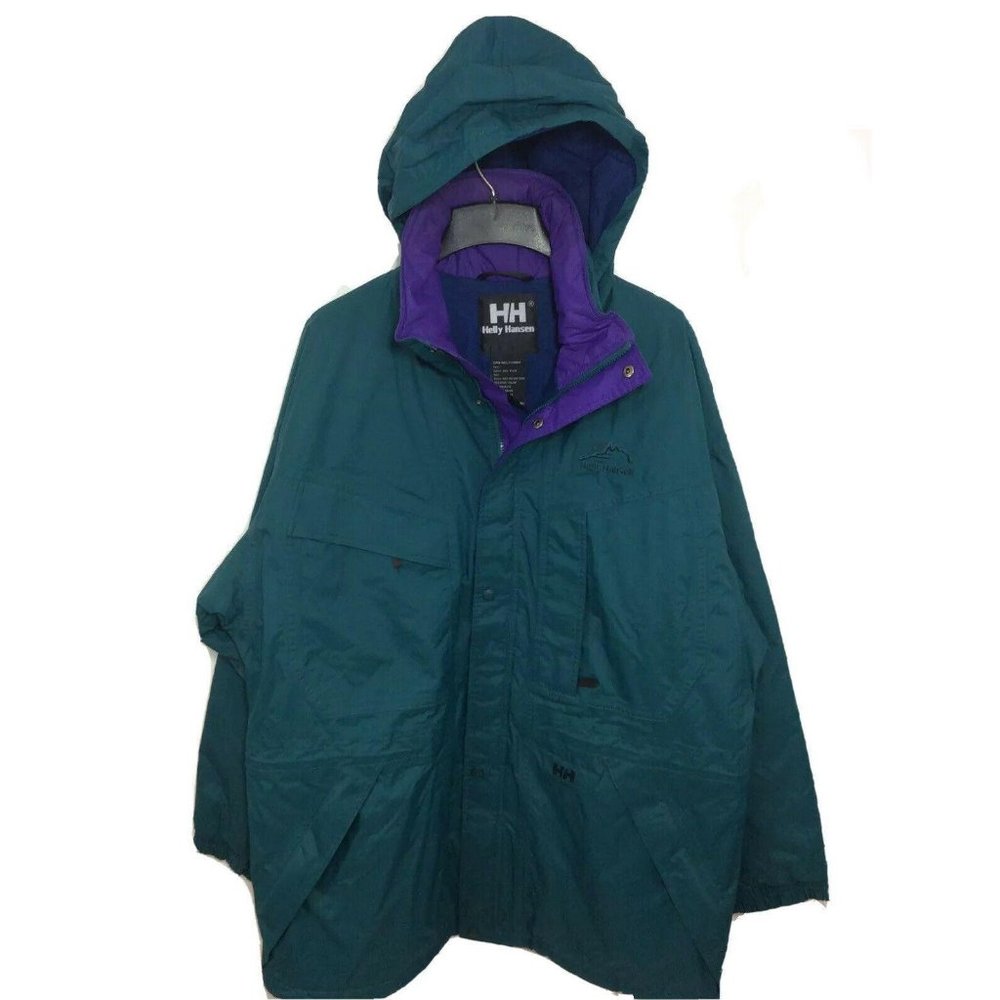 NEW Vintage Helly Hansen Mens Large Winter Parka